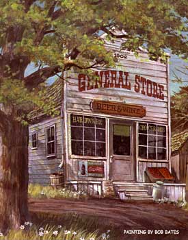 Painting by Bob Bates